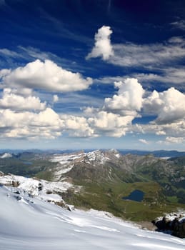 titlis snow covered mountain landscape near luzern switzerland