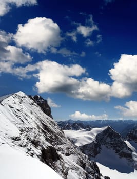 titlis snow covered mountain landscape near luzern switzerland