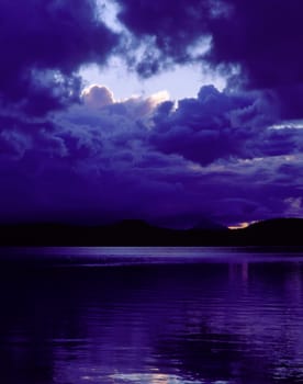 Opening in the clouds giving hope!