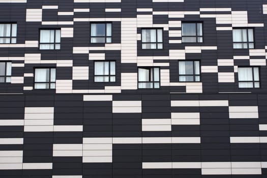 fine detail image of modern building in spain