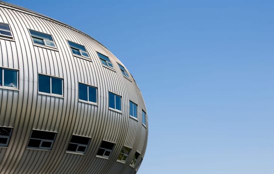 Fashion center in Almere  a modern curved office building
