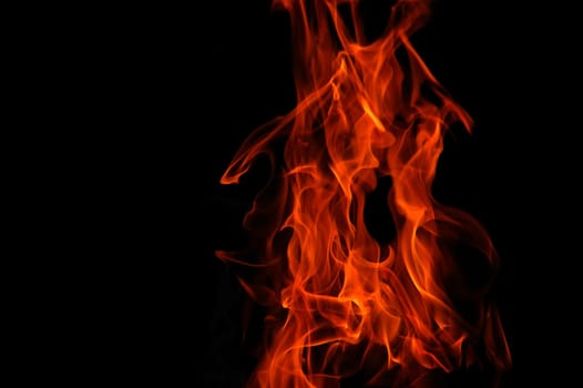 study of pattern and color of flames