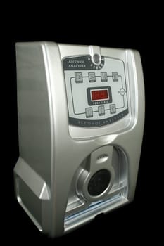 Breath test machine for testing alcohol levels.