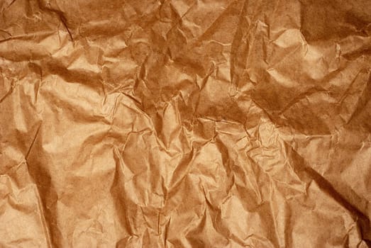 Brown crisped paped background