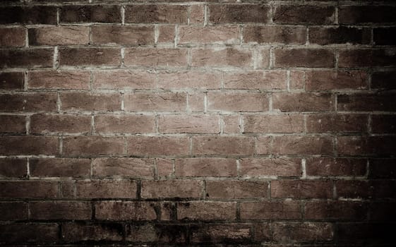 image of an old grungy brick wall background texture