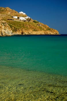 Greece. Mykonos .Mangnificent sea landscape.