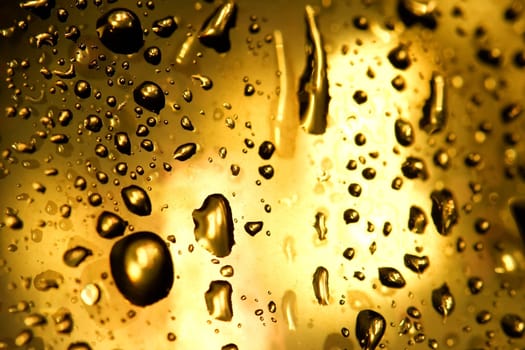 Background image with droplets on a window