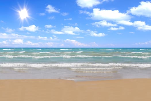 Gorgeous Beach in Summertime