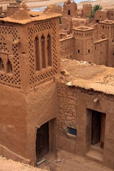 view from a traditional Moroccan Kasbah