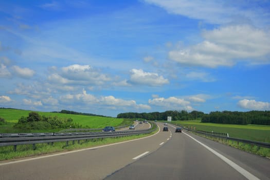 Country Highway in France