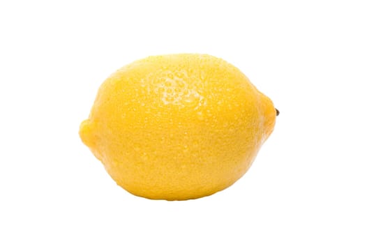 A Lemon fruit  on white background
