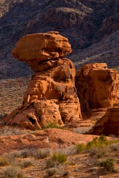 Tall sandtones in Valley Of Fire State Park