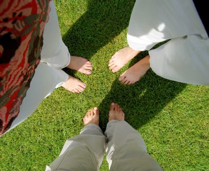 Bare Feet on the Green Grass