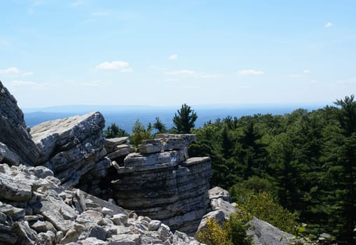View from Mohonk mountain in upstate New York