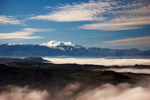 On top of the clouds