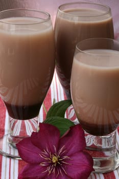 chocolate sodas still life