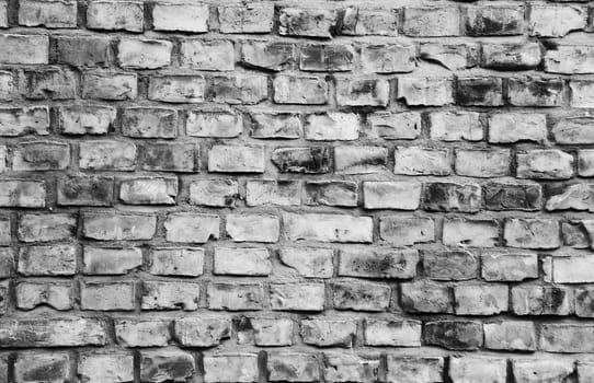 The old brick wall. Three hundred years