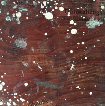 Old paint on a wooden board