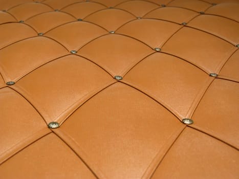 Soft covering of the artificial leather fastened ribbons