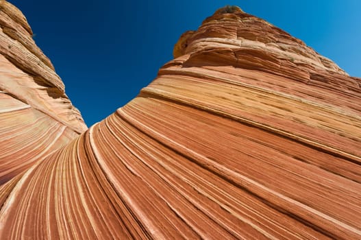 The Wave of Coyote Buttes in the Vermillion Cliffs Wilderness Area, Utah and Arizona