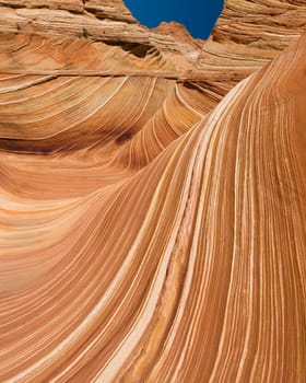 The Wave of Coyote Buttes in the Vermillion Cliffs Wilderness Area, Utah and Arizona