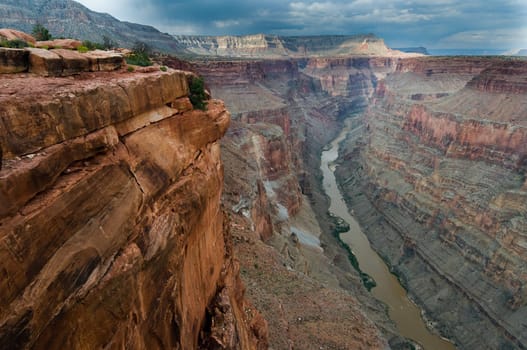 Colorado River and Grand Canyon at Toroweap