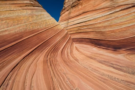 The Wave of Coyote Buttes in the Vermillion Cliffs Wilderness Area, Utah and Arizona