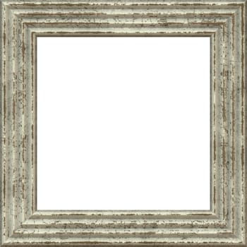 Old Wood Antique Grunge Frame With Blank Space