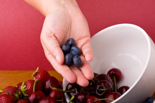 Fresh ripe fruit nice berry background image