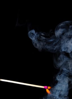 Burning match
