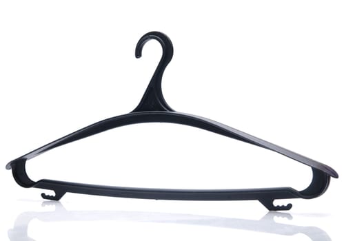 Isolated plastic hanger