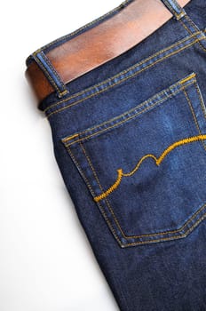 Closeup  pocket of jeans
