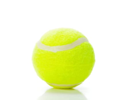 Isolated tennis ball