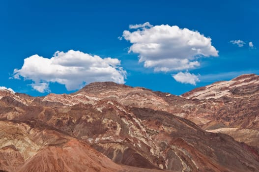 Artist's Palette Mountains in Death Valley National Park, CA