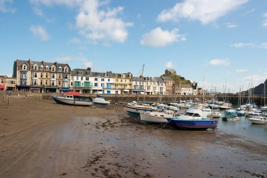 Ilfracombe, small coastal town in England