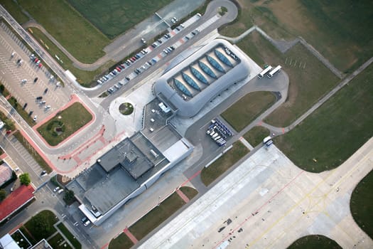 Brno International Airport from air
