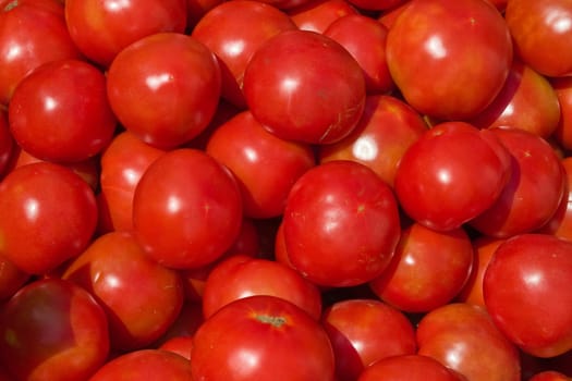 food series: background of red ripe tomato