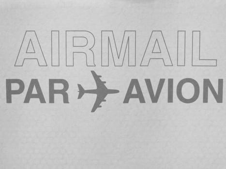 Postage mail envelope for Airmail (Par Avion)