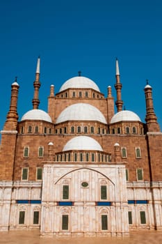Exterior view of Mohammed Ali Mosque, Cairo, Egypt.