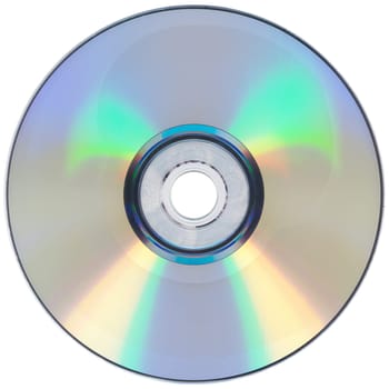 Disc isolated on white very clean