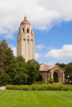 Hoover Tower Near Art Gallery at Stanford University