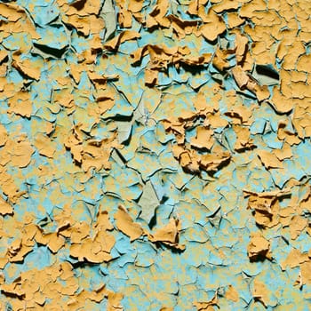Old weathered wall with cracks texture