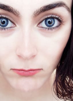 Young and beauty woman looking at you.