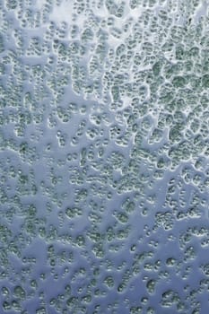 Green crystals of sea salt