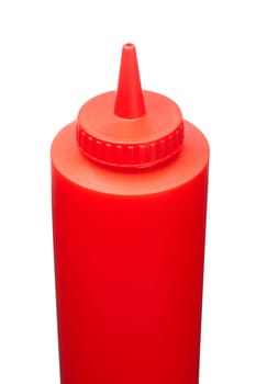Ketchup bottle isolated on a white background