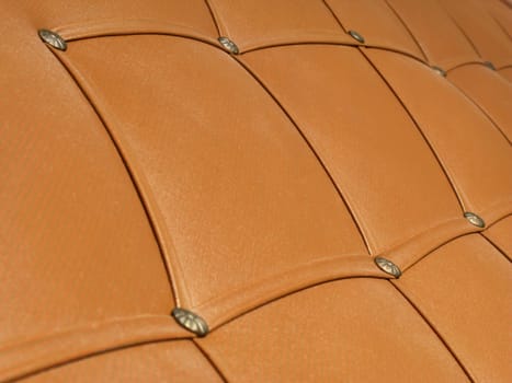 Soft covering of the artificial leather fastened ribbons
