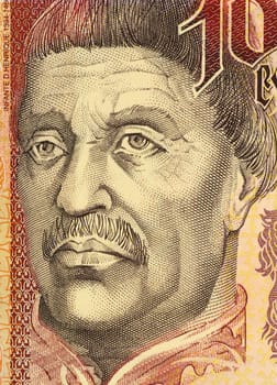 Dom Henrique on 10000 Escudos 1998 Banknote from Portugal. Prince of the house of Aviz and key figure in the early days of Portuguese empire being responsible for the beginning of the world explorations.