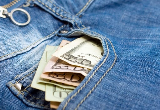 Money in the pocket