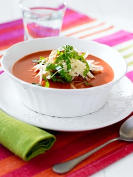 Bowl of tomato soup