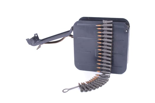army case isolated on the whitebackground